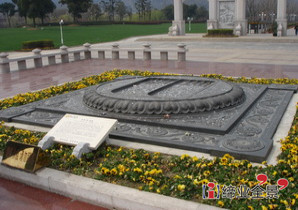 灵山胜境旅游景区导向标识系统-石刻解说架